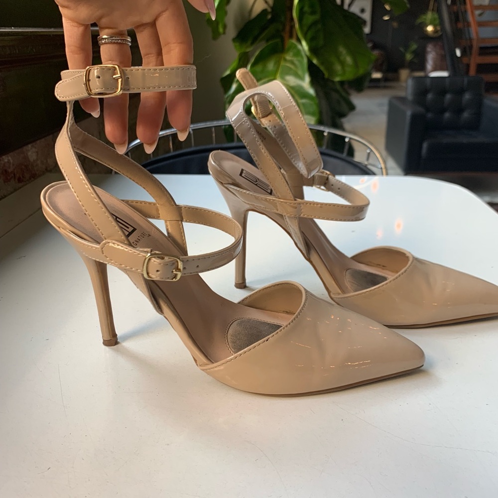 Patent Leather Nude MaryJanes